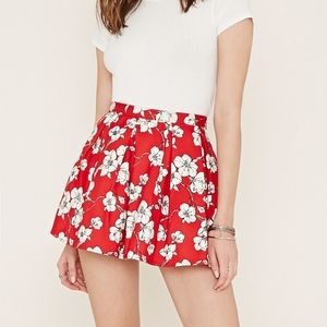 Forever 21 🌺floral skirt🌼🌻